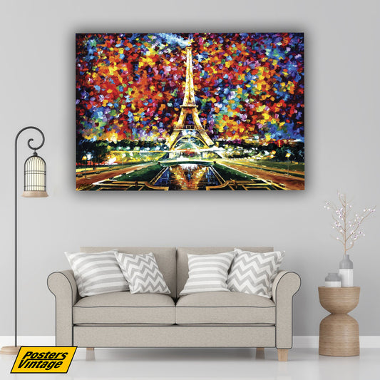 TORRE EIFFEL ILUSTRACION ARTISTICA